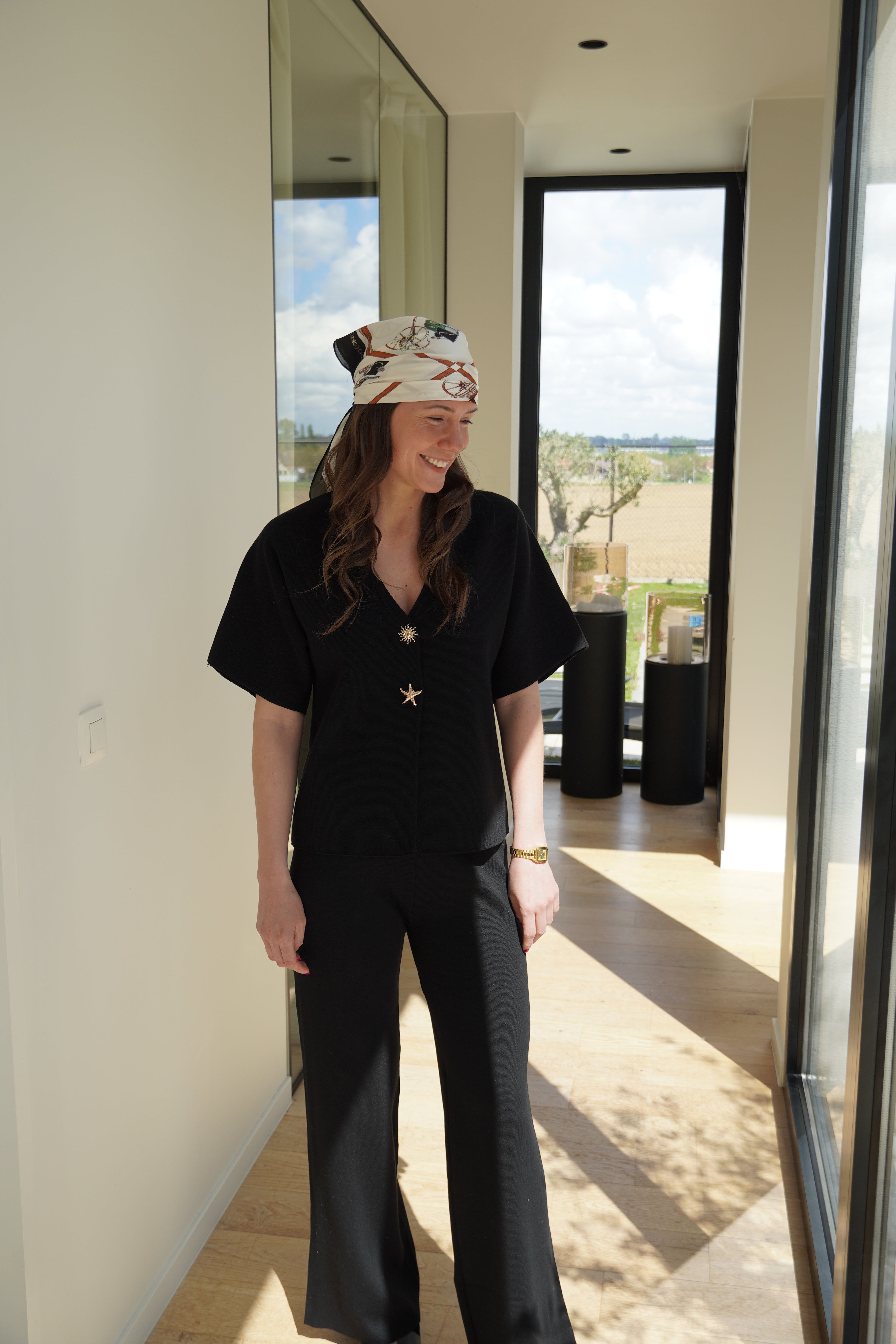 ensemble coquillage noir | ref 0019