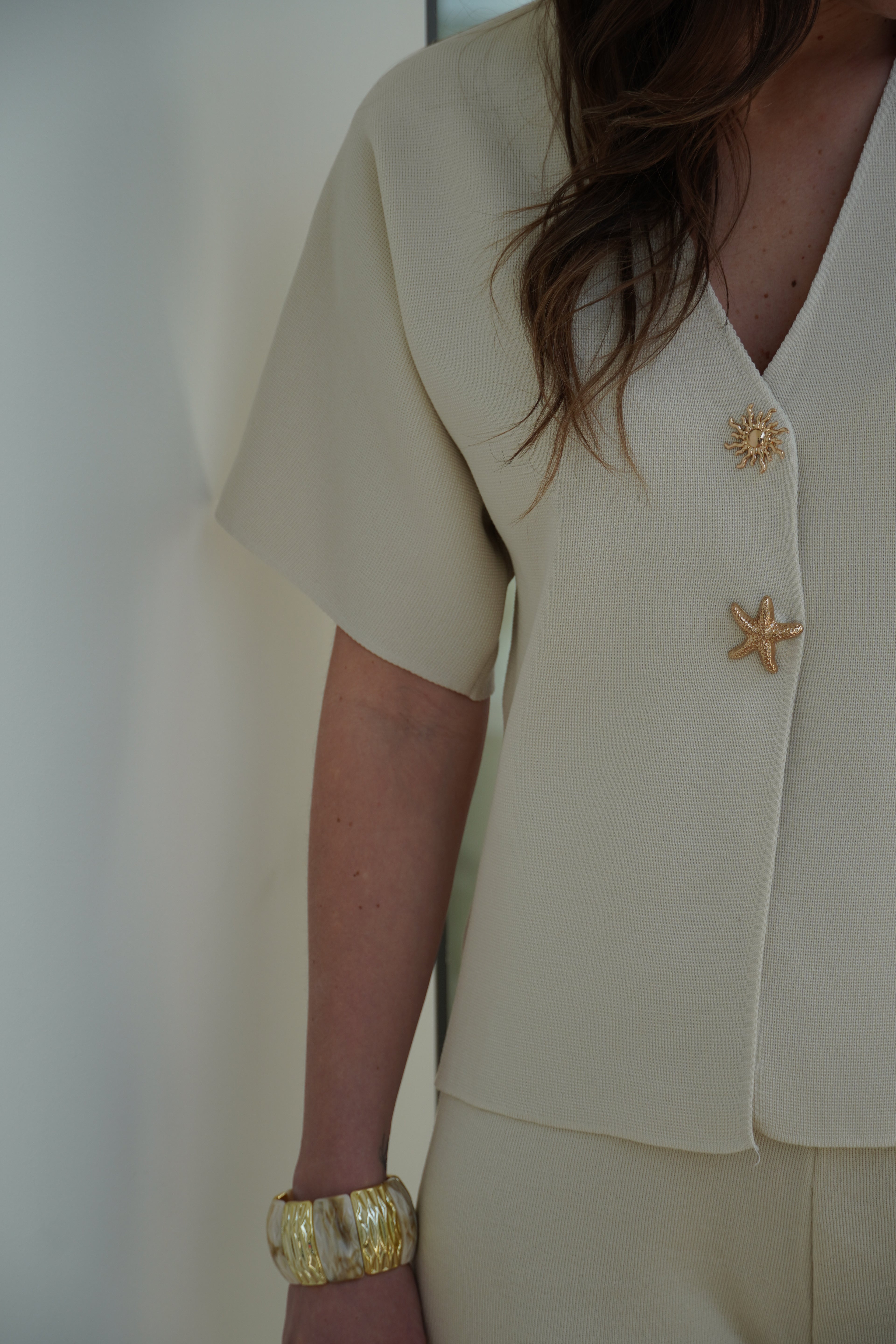 ensemble coquillage beige | ref 0018