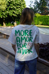 T-SHIRT amor vert REF | 0037