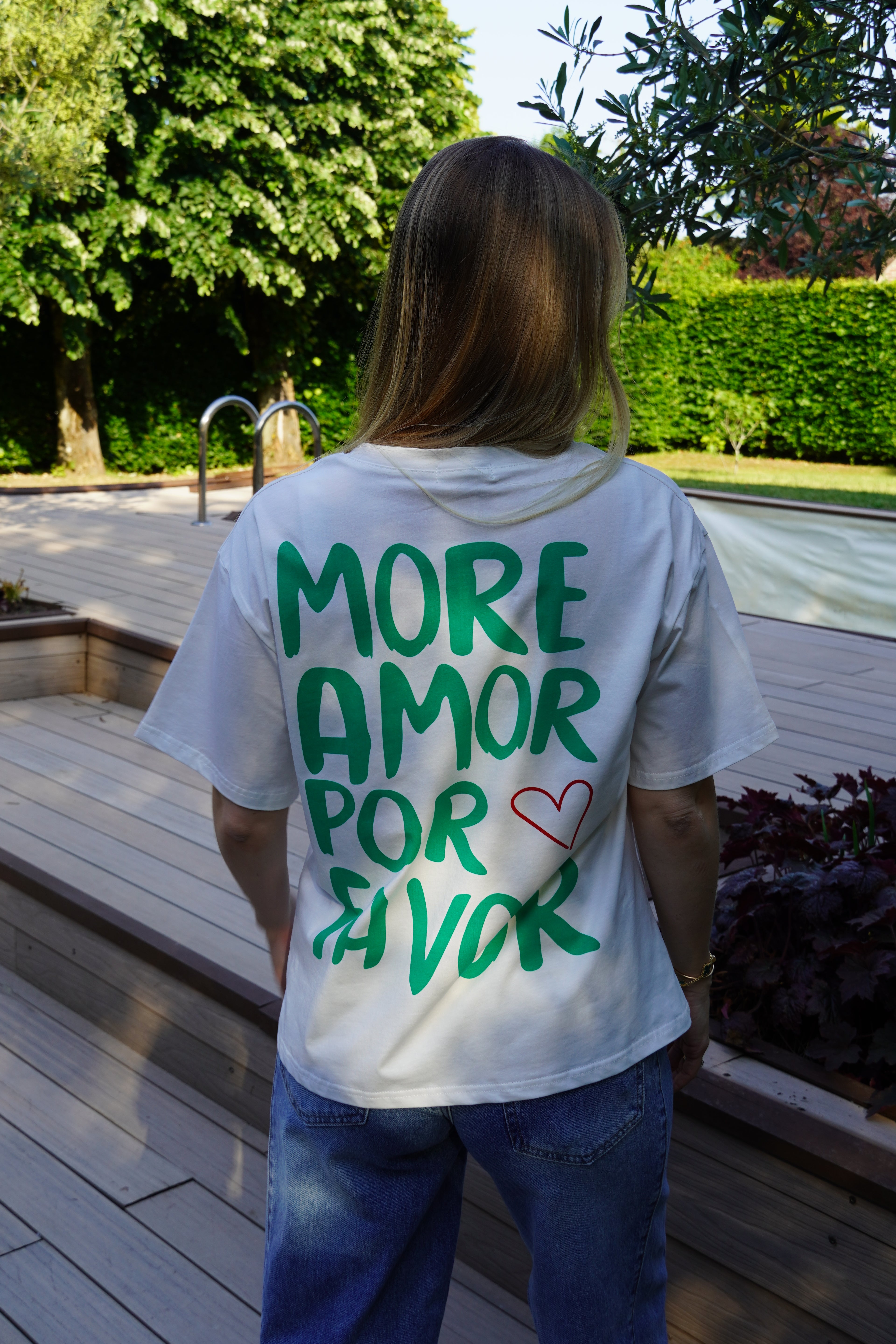 T-SHIRT amor vert REF | 0037
