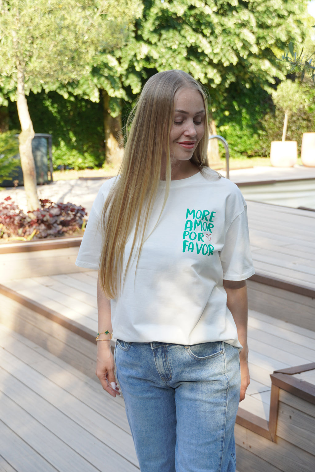 T-SHIRT amor vert REF | 0037