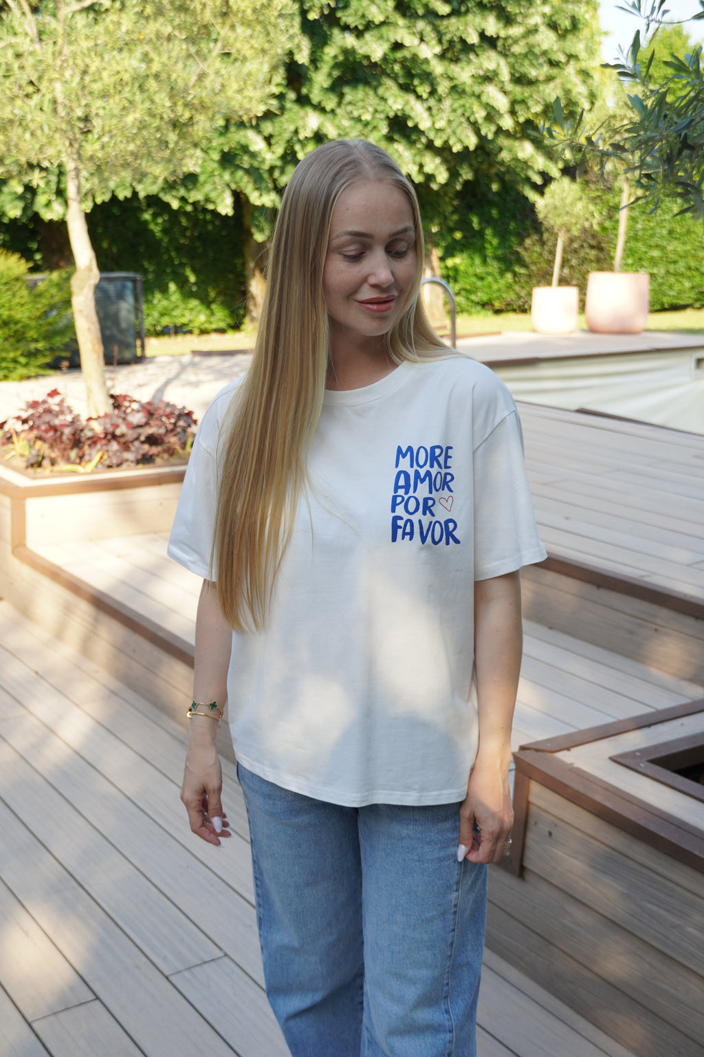 T-SHIRT amor bleu REF | 0036