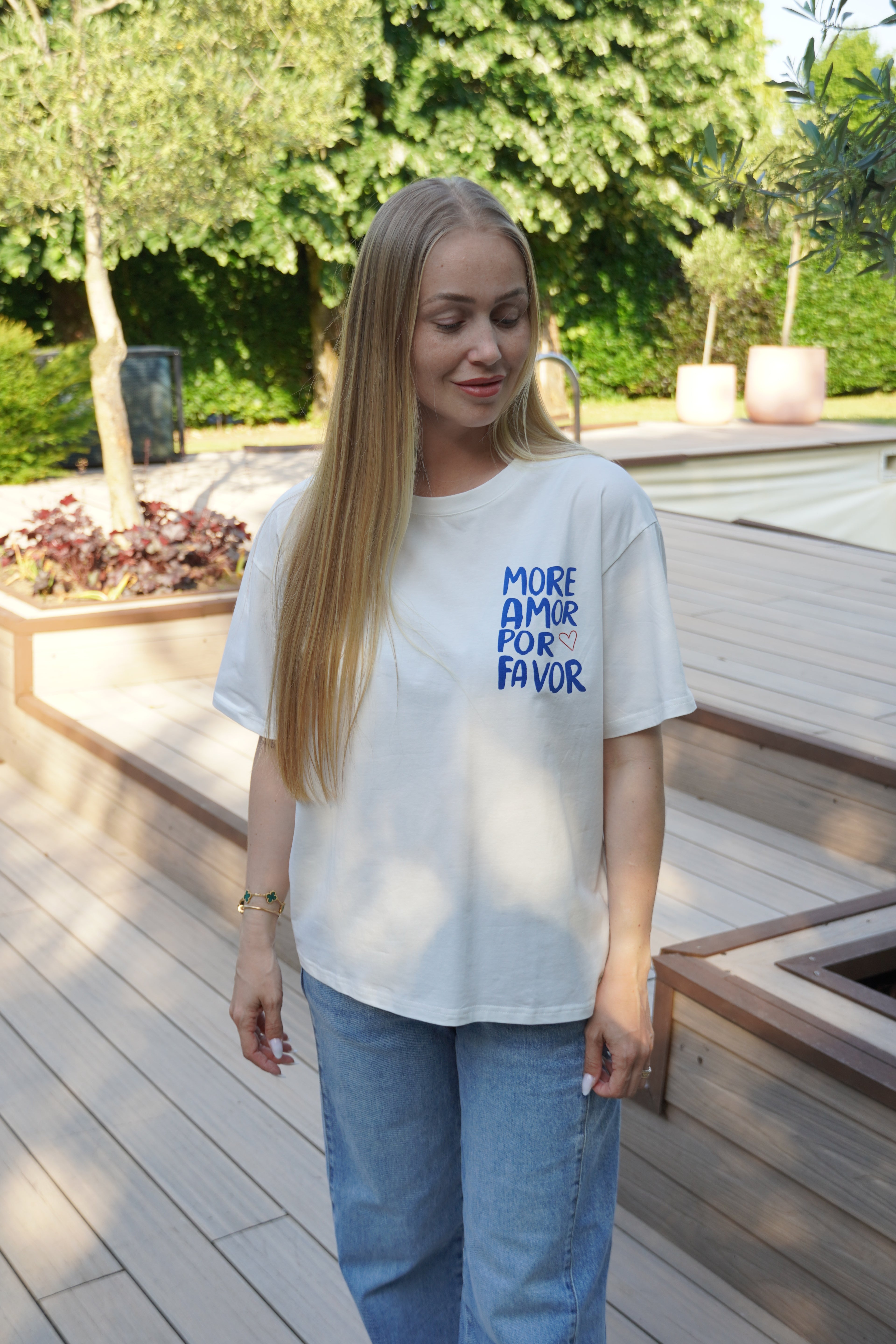 T-SHIRT amor bleu REF | 0036