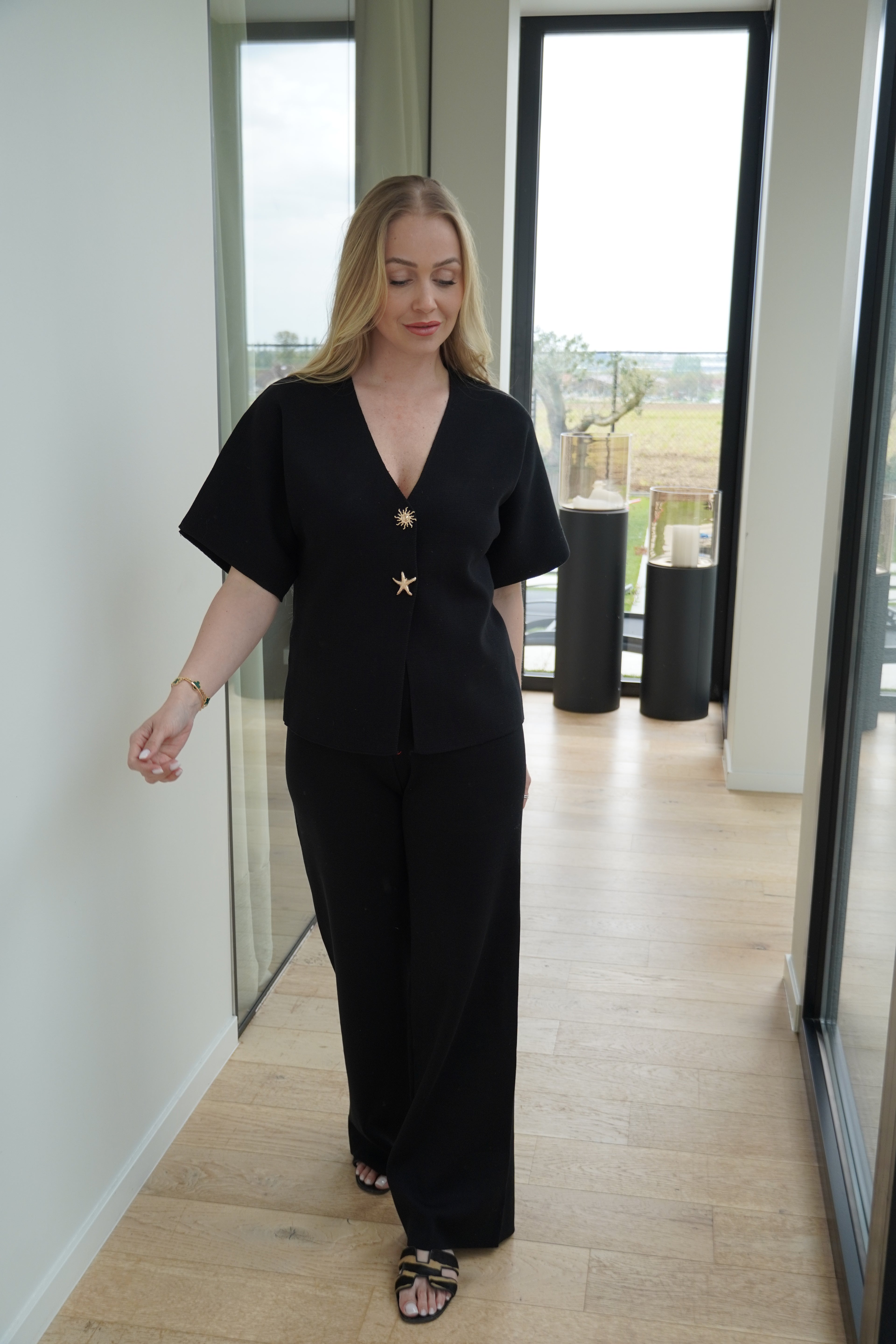 ensemble coquillage noir | ref 0019
