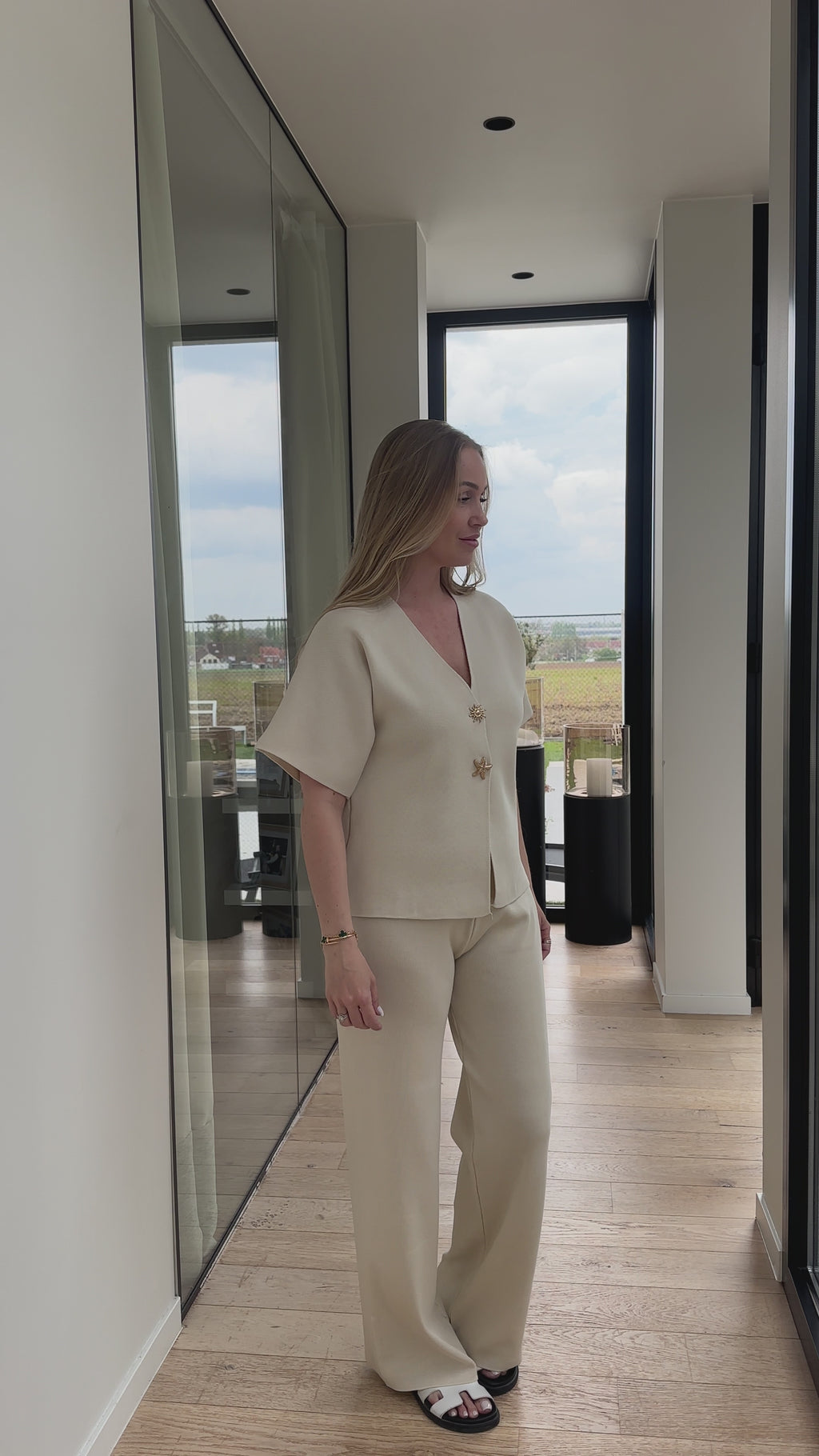 ensemble coquillage beige | ref 0018
